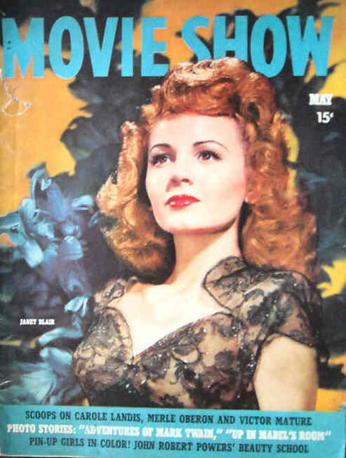 MOVIE SHOW magazine side cover  Vol 2 # 9 May 1944