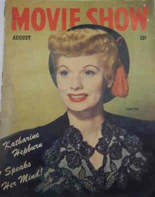 MOVIE SHOW magazine side cover  Vol 2 # 12 August 1944