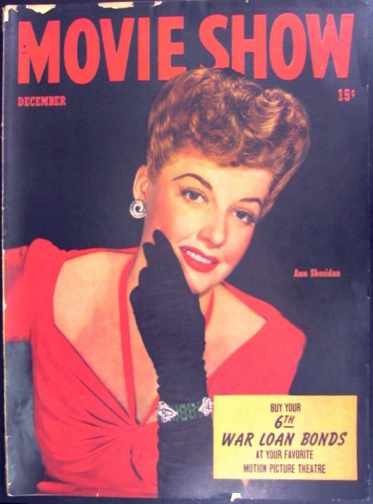 MOVIE SHOW magazine side cover  Vol 3 # 4 December 1944
