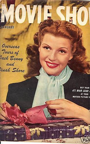 MOVIE SHOW magazine side cover  Vol 3 # 5 January 1945