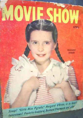 MOVIE SHOW magazine side cover  Vol 3 # 8 April 1945