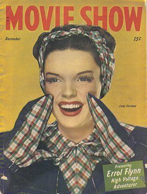 MOVIE SHOW magazine side cover  Vol 4 # 4 December 1945