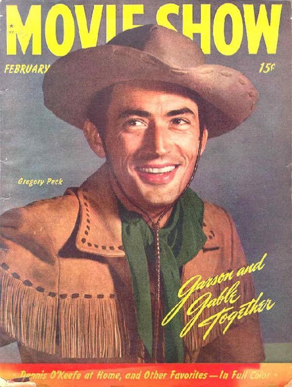 MOVIE SHOW magazine side cover  Vol 4 # 6 February 1946