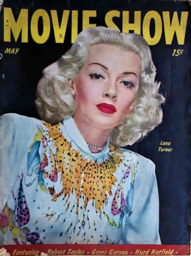 MOVIE SHOW magazine side cover  Vol 4 # 9 May 1946
