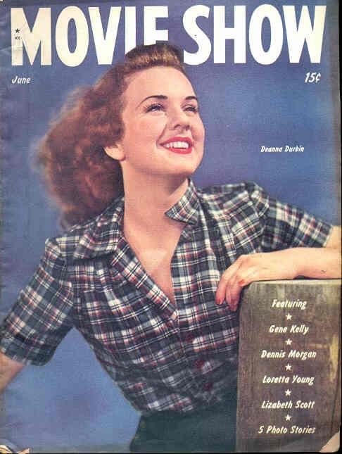 MOVIE SHOW magazine side cover  Vol 4 # 10 June 1946