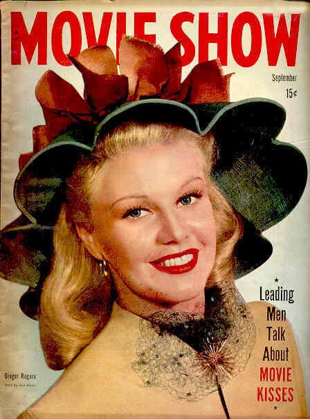 MOVIE SHOW magazine side cover  Vol 5 # 1 September 1946