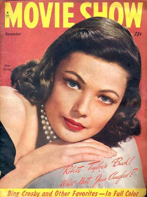 MOVIE SHOW magazine side cover  Vol 5 # 3 November 1946