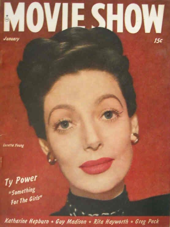 MOVIE SHOW magazine side cover  Vol 5 # 5 January 1947