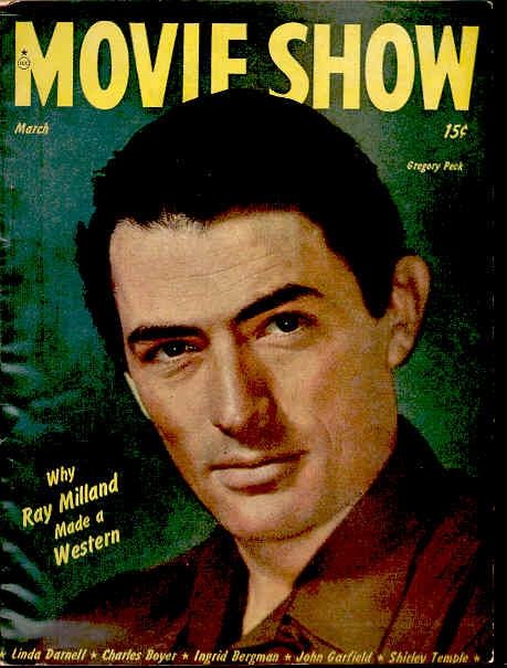 MOVIE SHOW magazine side cover  Vol 5 # 7 March 1947