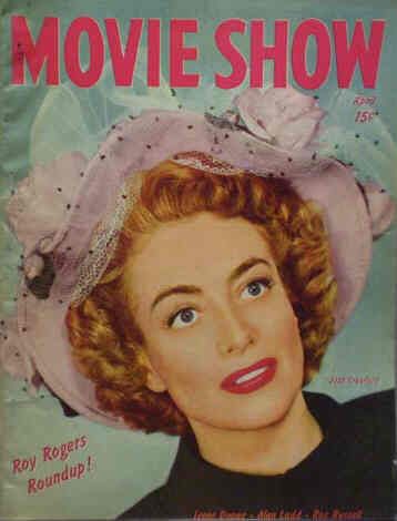 MOVIE SHOW magazine side cover  Vol 5 # 8 April 1947