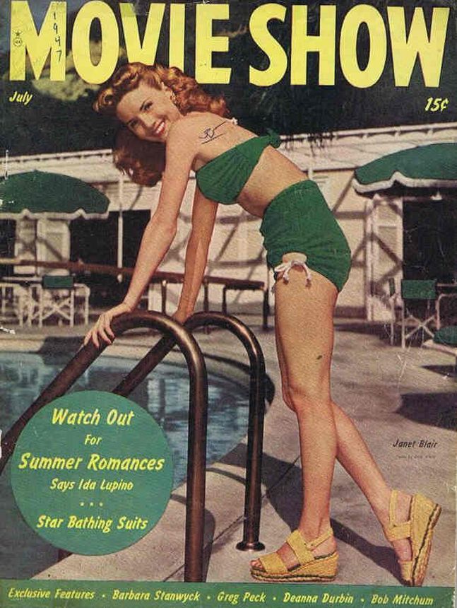 MOVIE SHOW magazine side cover  Vol 5 # 11 July 1947