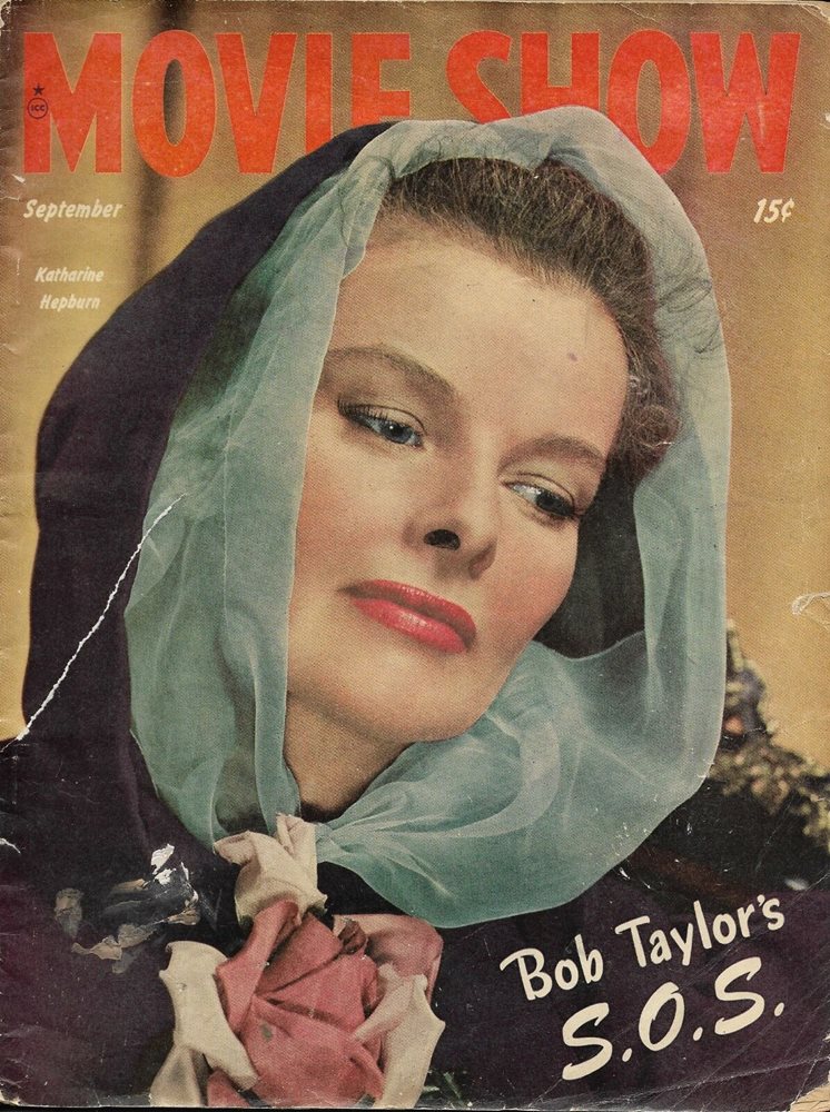 MOVIE SHOW magazine side cover  Vol 6 # 1 September 1947