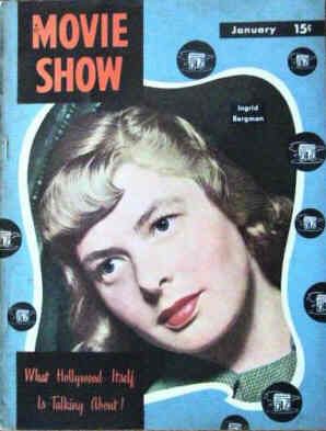 MOVIE SHOW magazine side cover  Vol 6 # 5 January 1948