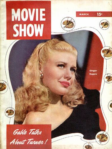 MOVIE SHOW magazine side cover  Vol 6 # 7 March 1948