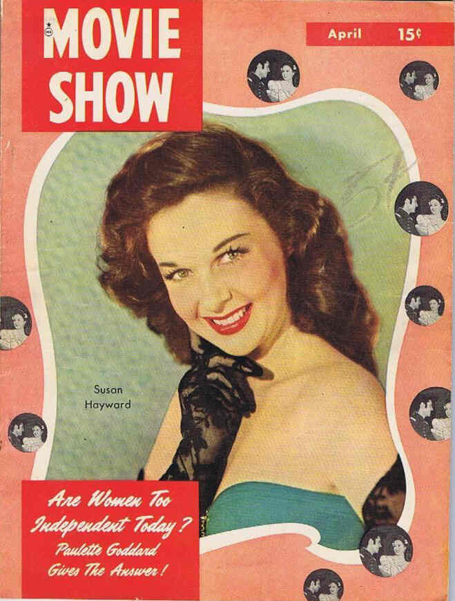 MOVIE SHOW magazine side cover  Vol 6 # 8 April 1948
