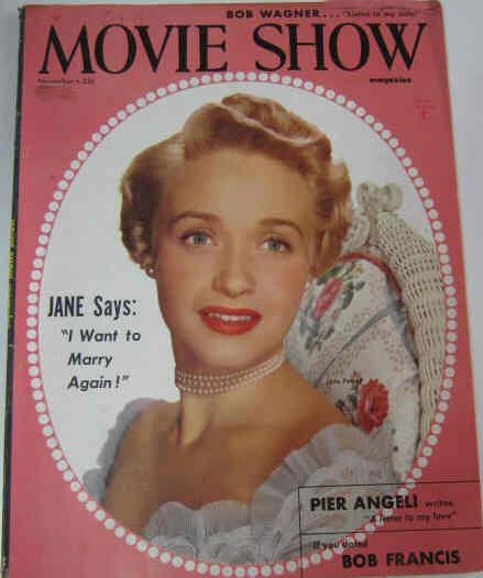 MOVIE SHOW magazine side cover  Vol 1 # 2 November 1954