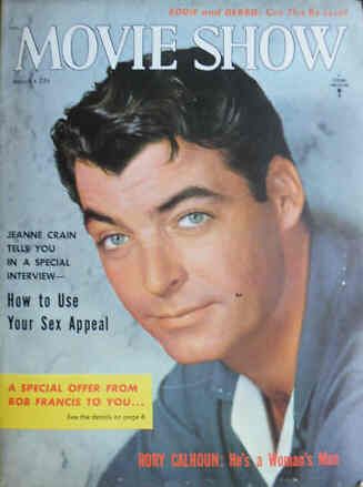 MOVIE SHOW magazine side cover  Vol 1 # 4 March 1955