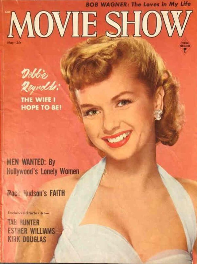 MOVIE SHOW magazine side cover  Vol 1 # 5 May 1955