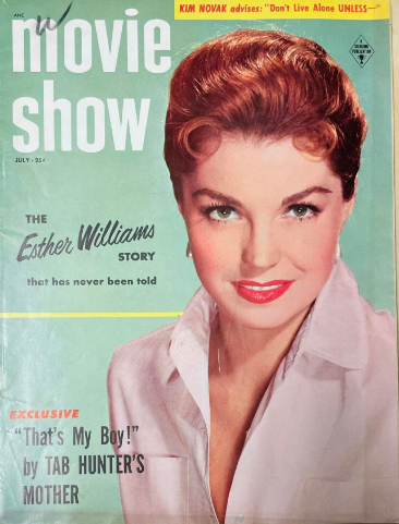 MOVIE SHOW magazine side cover  Vol 1 # 6 July 1955