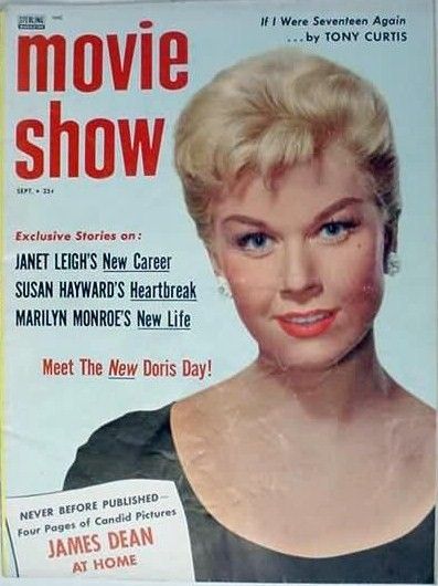 MOVIE SHOW magazine side cover  Vol 2 # 1 September 1955