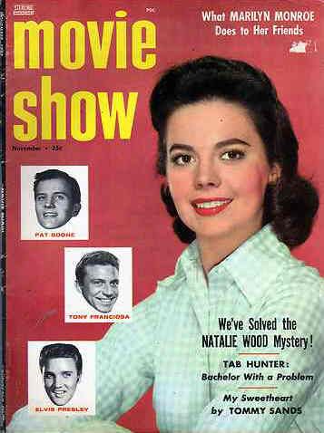 MOVIE SHOW magazine side cover  Vol 3 # 3 November 1957