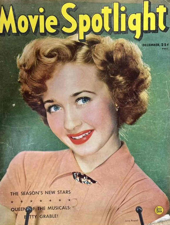 MOVIE SPOTLIGHT magazine side cover  Vol 1 # 3 December 1949