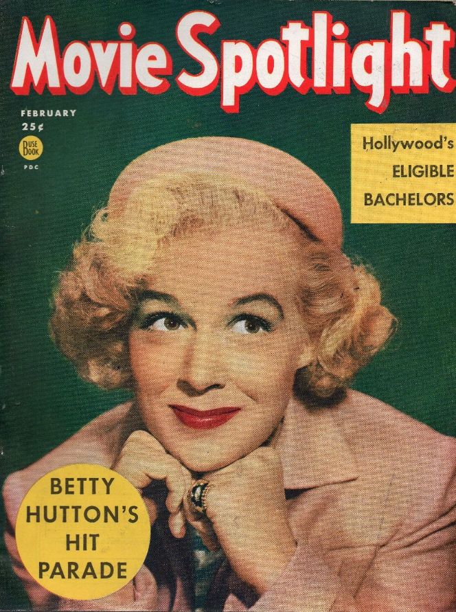MOVIE SPOTLIGHT magazine side cover  Vol 1 # 4 February 1950