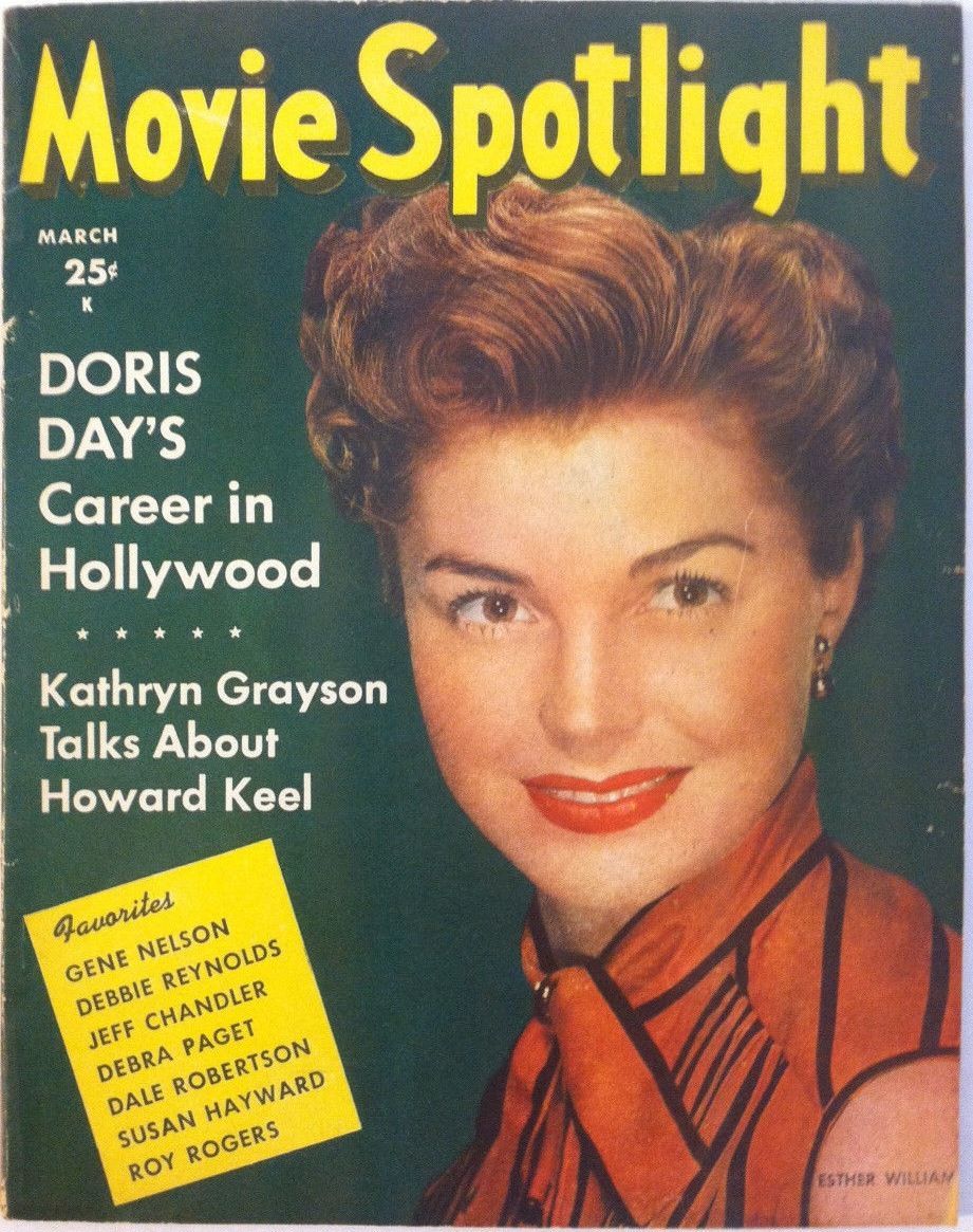 MOVIE SPOTLIGHT magazine side cover  Vol 3 # 3 March 1952