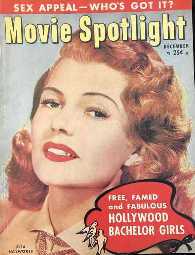 MOVIE SPOTLIGHT magazine side cover December 1952