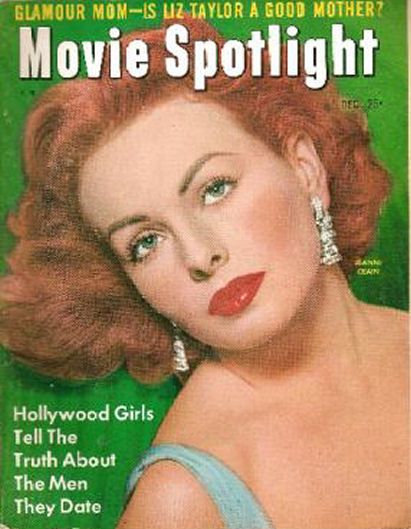 MOVIE SPOTLIGHT magazine side cover December 1953