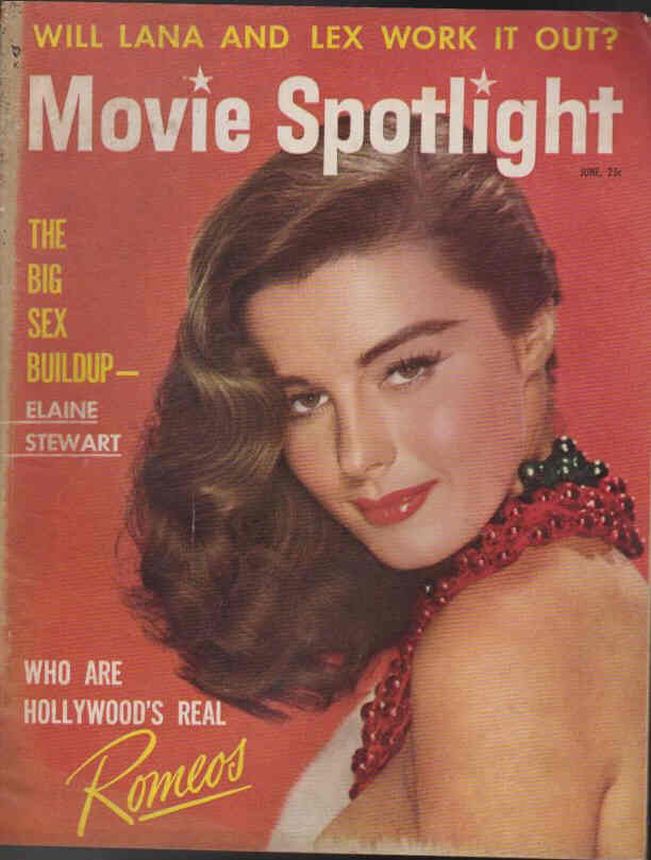 MOVIE SPOTLIGHT magazine side cover  Vol 5 # 3 June 1954
