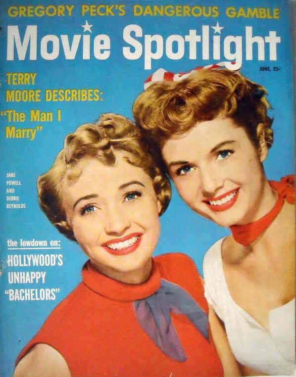 MOVIE SPOTLIGHT magazine side cover  Vol 6 # 3 June 1955