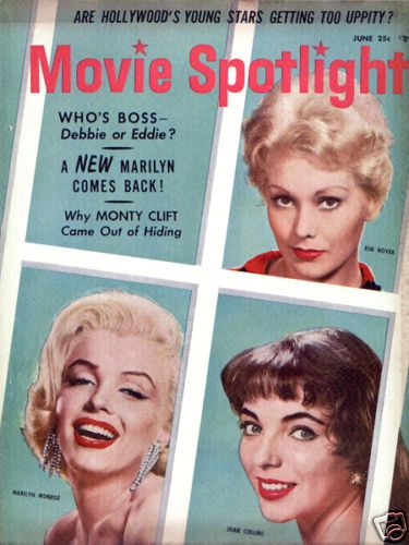MOVIE SPOTLIGHT magazine side cover  Vol 7 # 3 June 1956