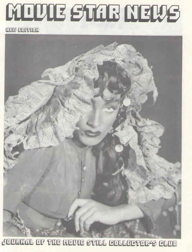 MOVIE STAR NEWS magazine side cover  