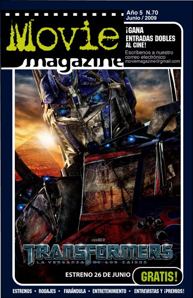 MOVIE (Sv) magazine side cover Issue 70 June 2009