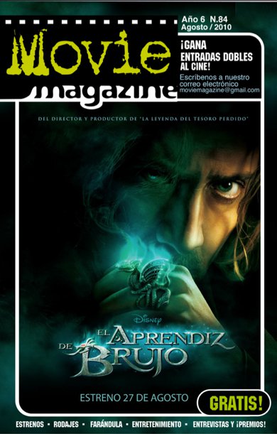 MOVIE (Sv) magazine side cover Issue 84 August 2010