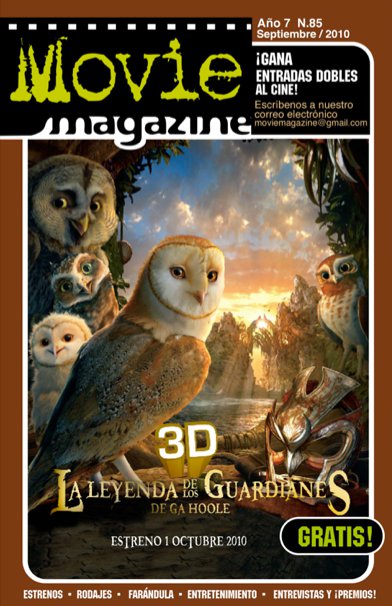 MOVIE (Sv) magazine side cover Issue 85 September 2010