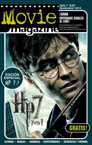 MOVIE (Sv) magazine side cover Issue 87 November 2010
