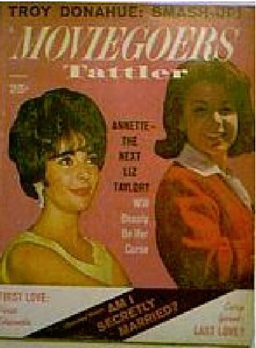 MOVIEGOERS TATTLER magazine side cover Issue 3  Vol 1 # 3 March 1963