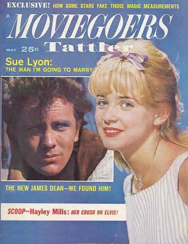 MOVIEGOERS TATTLER magazine side cover Issue 4  Vol 1 # 4 May 1963