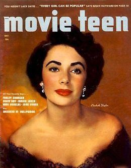 MOVIE TEEN magazine side cover October 1950