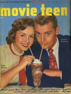 MOVIE TEEN magazine side cover  Vol 5 # 3 May 1952