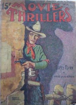 MOVIE THRILLERS magazine side cover Issue 8 May 1925
