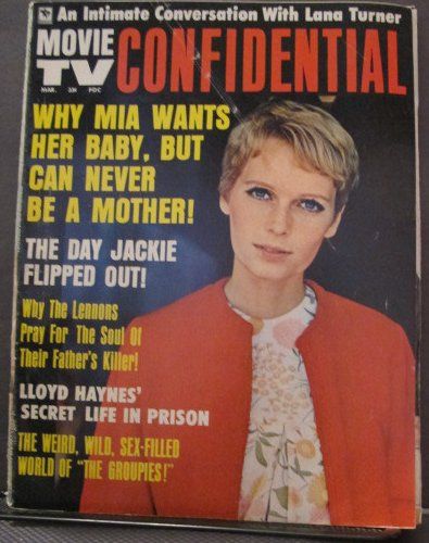 MOVIE TV CONFIDENTIAL magazine side cover March 1970