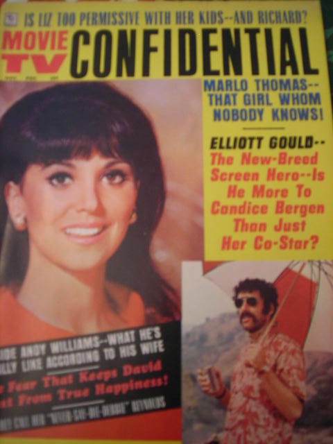 MOVIE TV CONFIDENTIAL magazine side cover November 1970