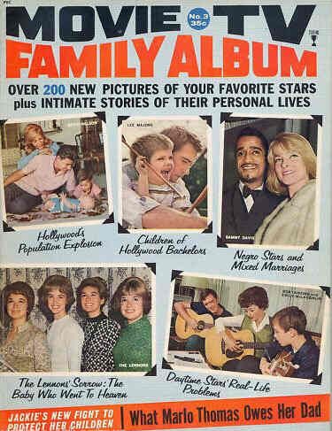 MOVIE TV FAMILY ALBUM magazine side cover Issue 3  1967