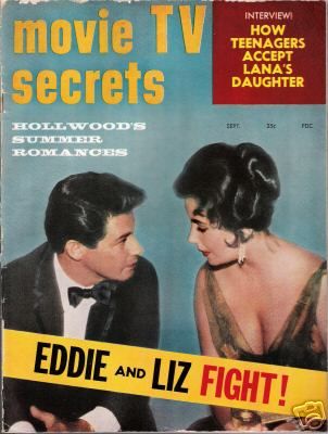 MOVIE SECRETS magazine side cover September 1959