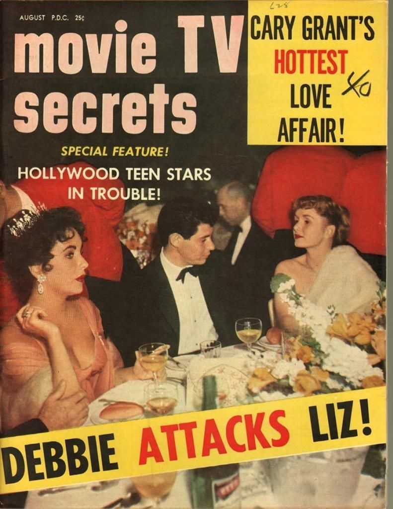 MOVIE SECRETS magazine side cover August 1960