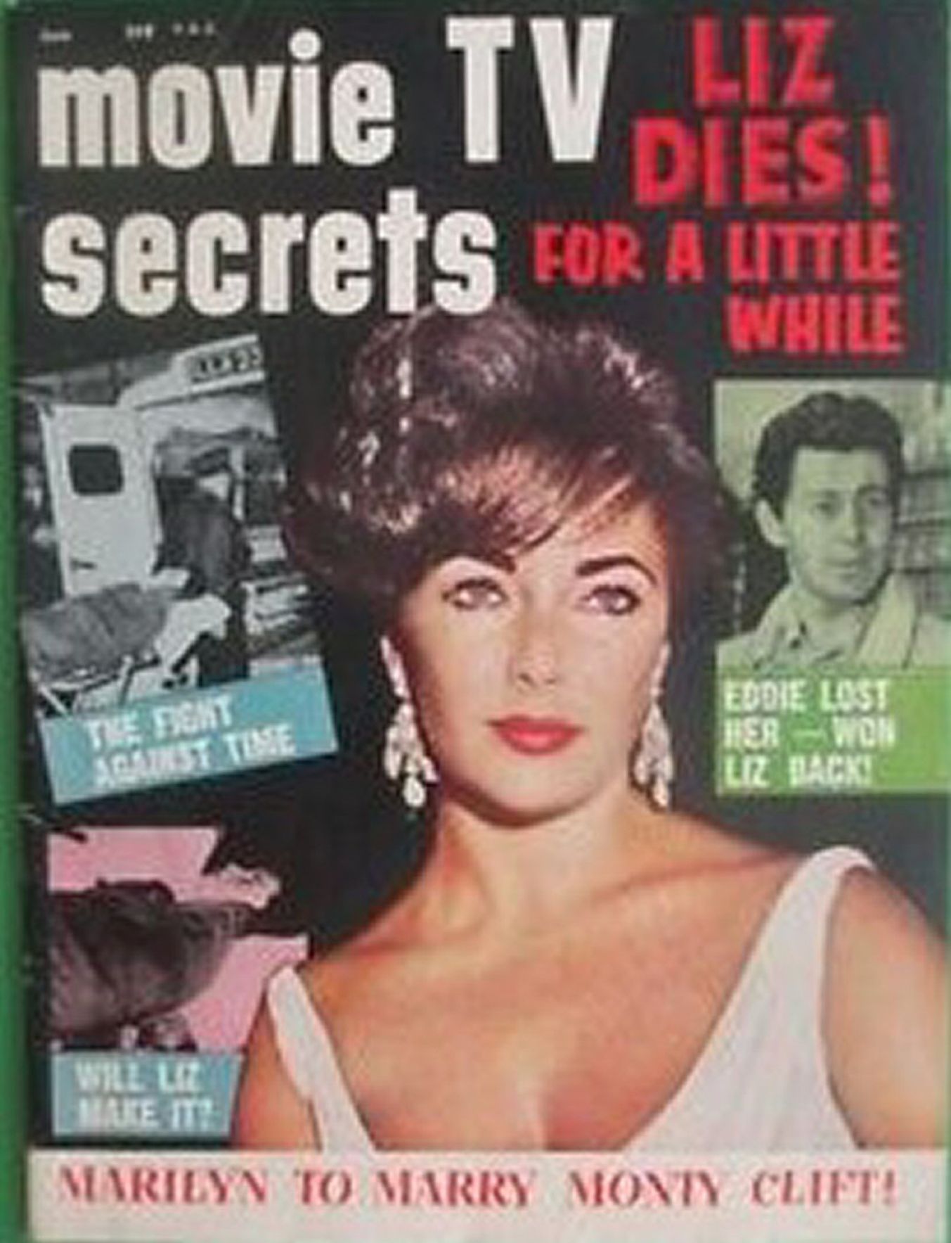 MOVIE SECRETS magazine side cover June 1961