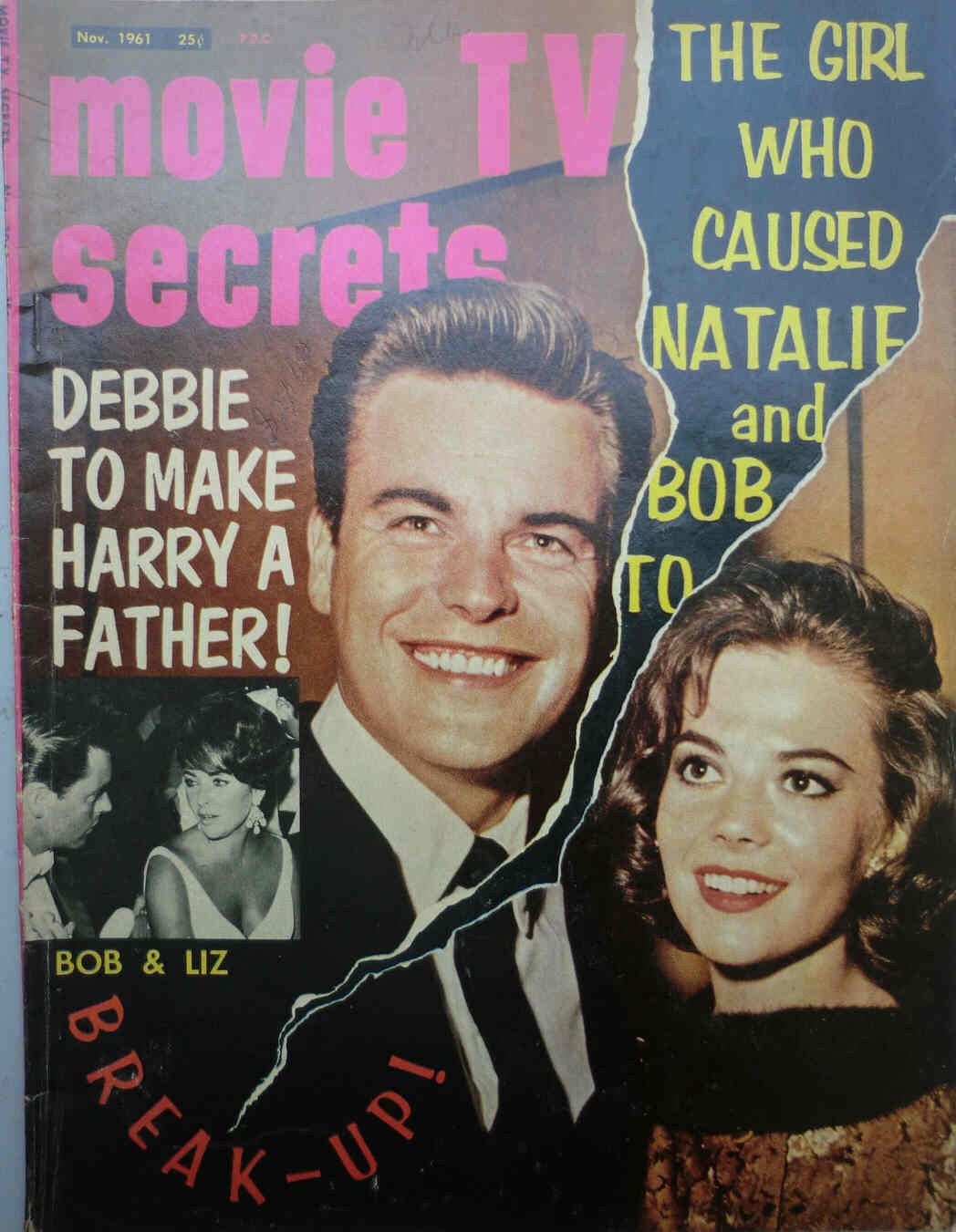 MOVIE SECRETS magazine side cover November 1961